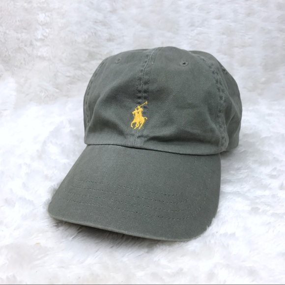 olive green polo hat